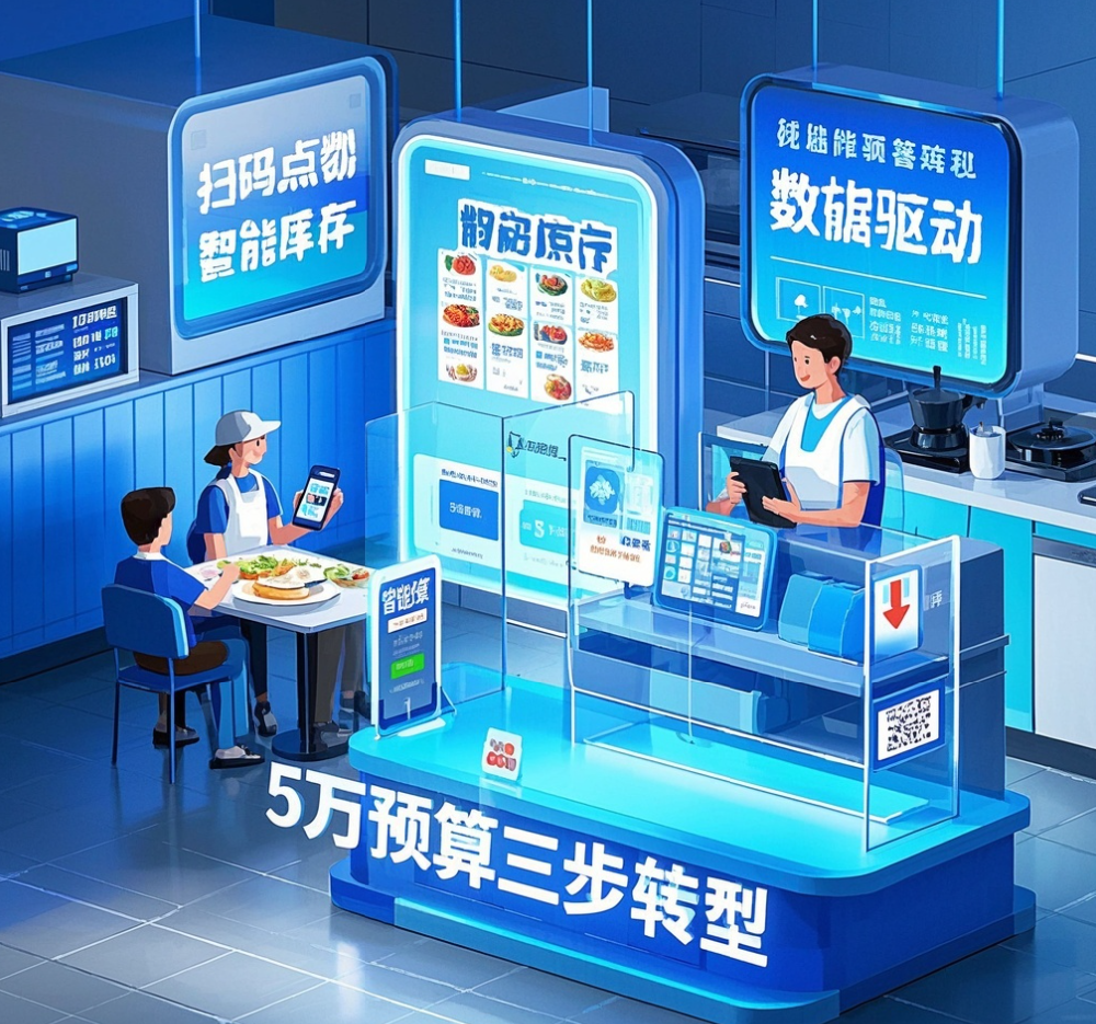鄭州餐飲策劃:5萬預算三步到位!中小餐飲數字轉型實戰指南