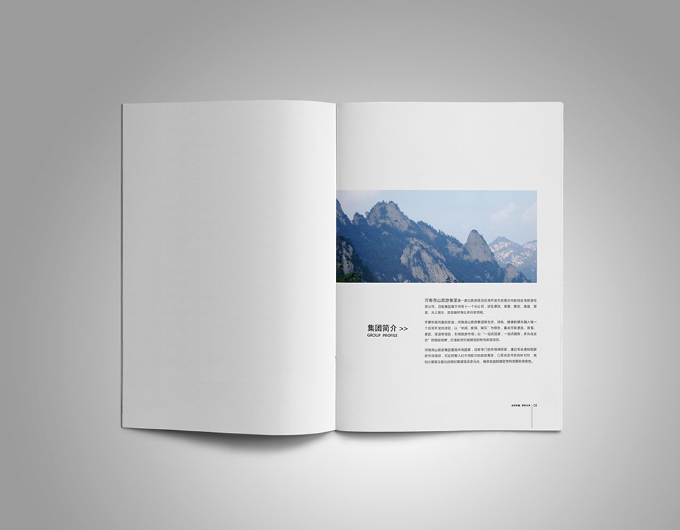 河南堯山投資集團(tuán)畫(huà)冊(cè)設(shè)計(jì)